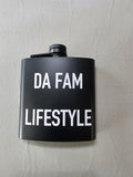 BLANK Black Flask Front Customized