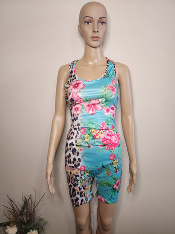 Printed Floral Jumpsuit