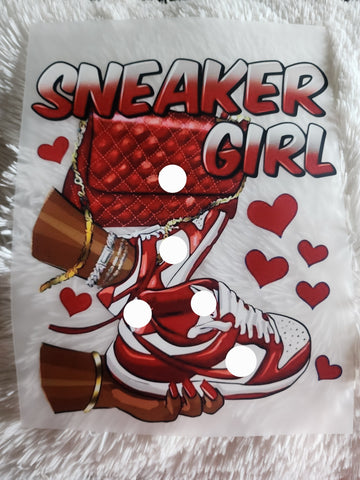 Sneaker Girl Purse (Red)