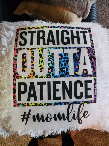 Straight Outta Patience