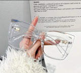 Large Clear Cat Eye Glasses