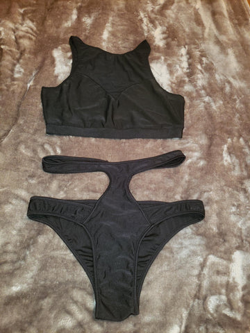 2 Piece Black Bathing Suit