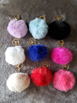 Key Chain Puff Ball