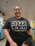 Happy Juneteenth Womens Shirt